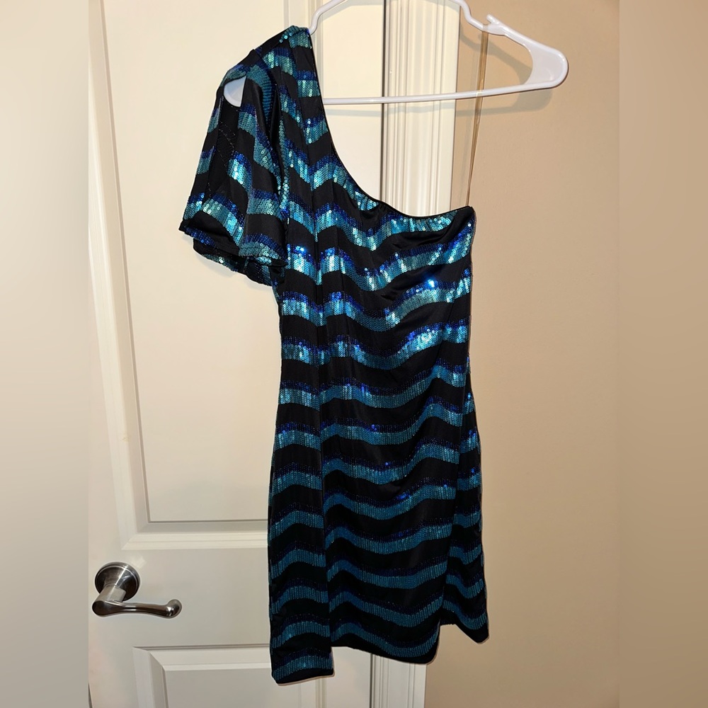 One Shoulder Mini Dress